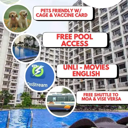 Staycation Infront Of Dfa, Parqual , Ayala Mall, Moa, City Of Dreams, Conrad, Solaire, Okada , & Naia