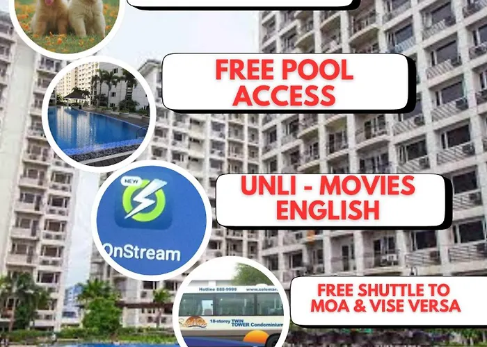 Staycation Infront Of Dfa, Parqual , Ayala Mall, Moa, Of Dreams, Conrad, Solaire, Okada , & Naia Manila